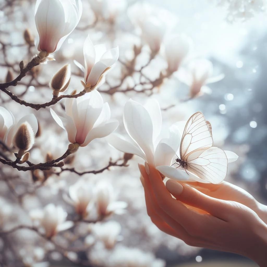 30pcs Evergreen Magnolia, Tree Seeds, Stunning, Fragrant, White Flowers