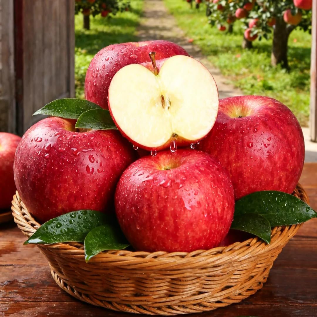 Apple Seeds for Planting Outdoor 50Pcs Perennial Apple Tree Seed Non-GMO Heirloom Sweet Fruit, Sweet Juicy Fruits Plants in Your Home Garden