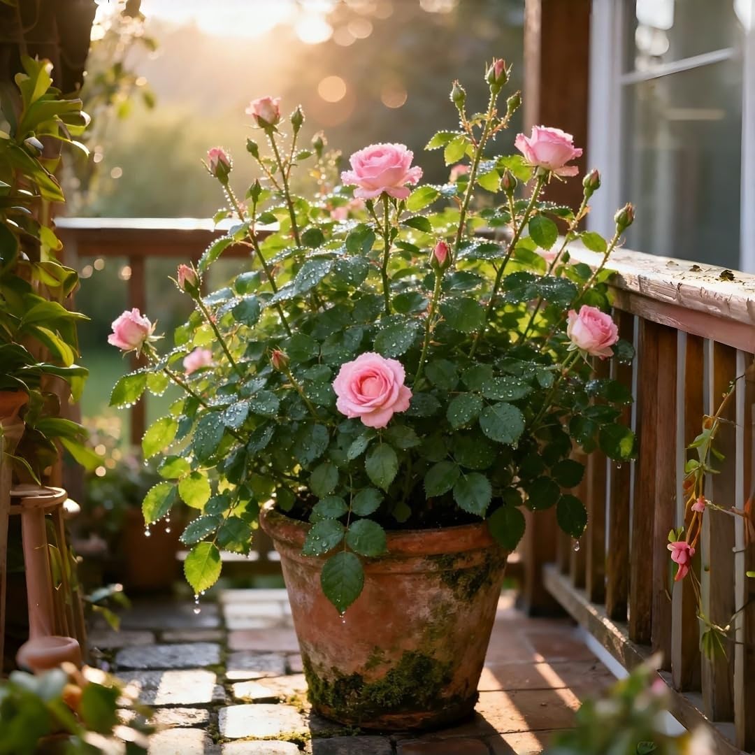 150pcs Rose Seeds for Planting, Heirloom Garden Perennial Flower Collection, Non-GMO Outdoor Growing Kit