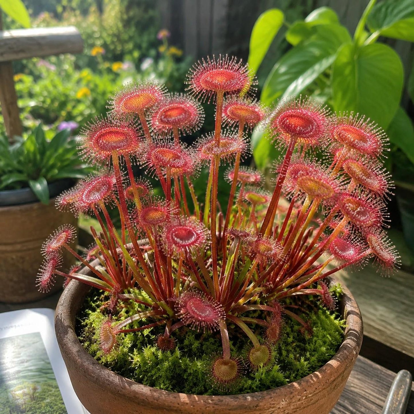296Pcs Venus Flytrap Seeds for Carnivorous Garden Plants Red Trap Carnivorous Seed Pack for Indoor Outdoor Growing