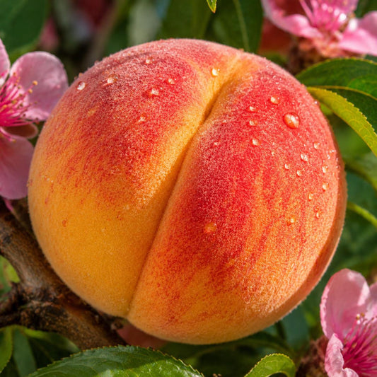 Peach Tree Seeds 10Pcs Heirloom for Planting Grow Your Own Juicy Sweet Peaches