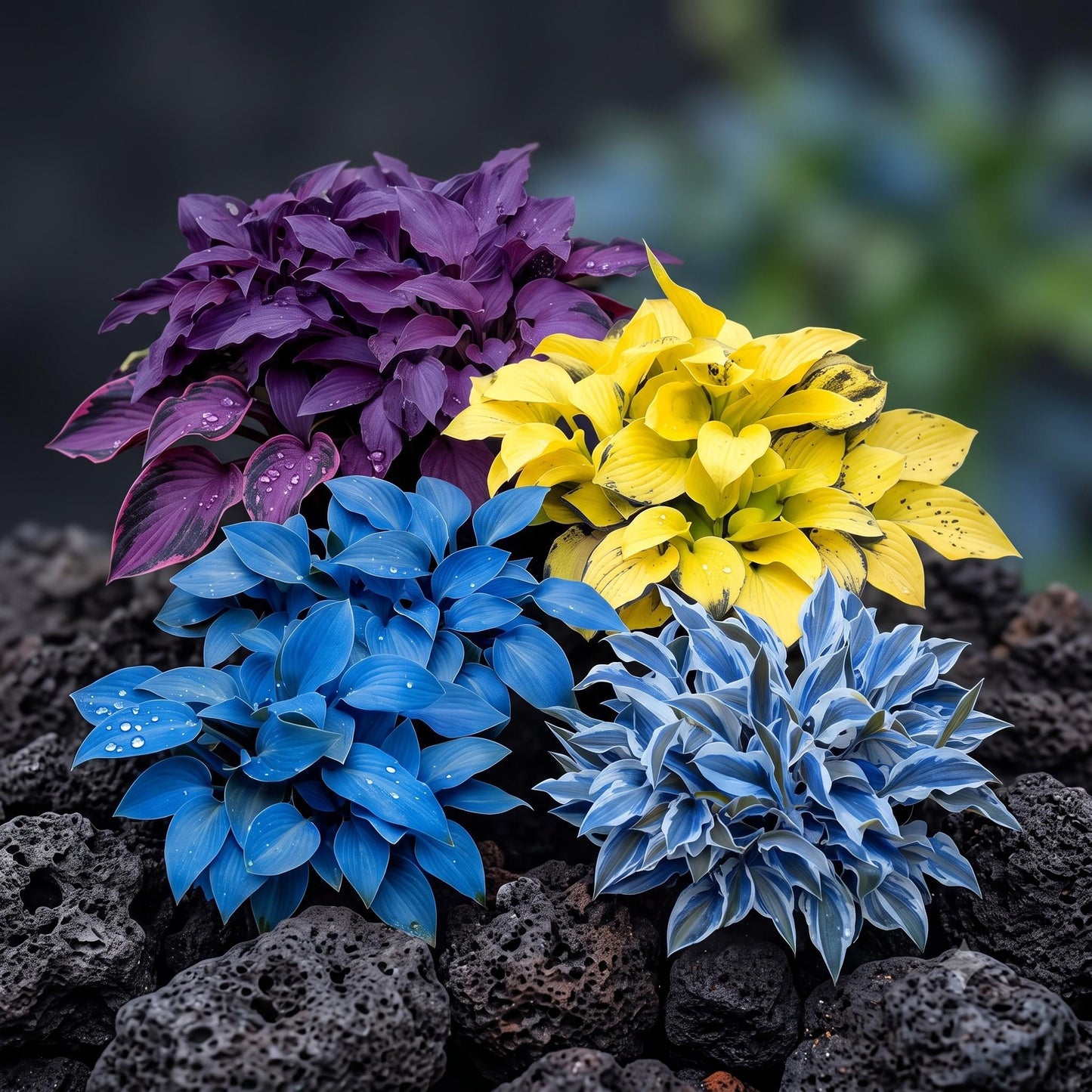 90Pcs Hosta Seeds Perfect for beginner planting to fill empty shaded spots and add refined layered texture to yard landscapes