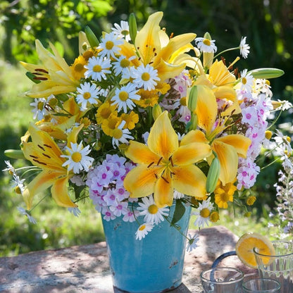 100pcs Mixed Color Tiger Lily seeds for Planting – Vibrant Blend of Orange, Yellow, Red, Pink & White – Hardy Perennial Summer Flowers – Easy to Grow