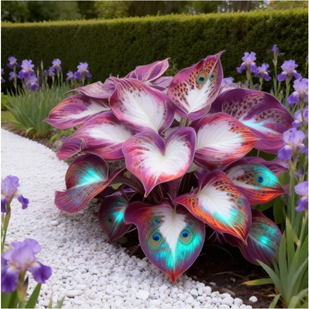 100pcs Hosta Seeds Mix for Planting, Mixed Colors,Dual Use for Ground Cover & Pots, Create Cool Shaded Garden Outdoor