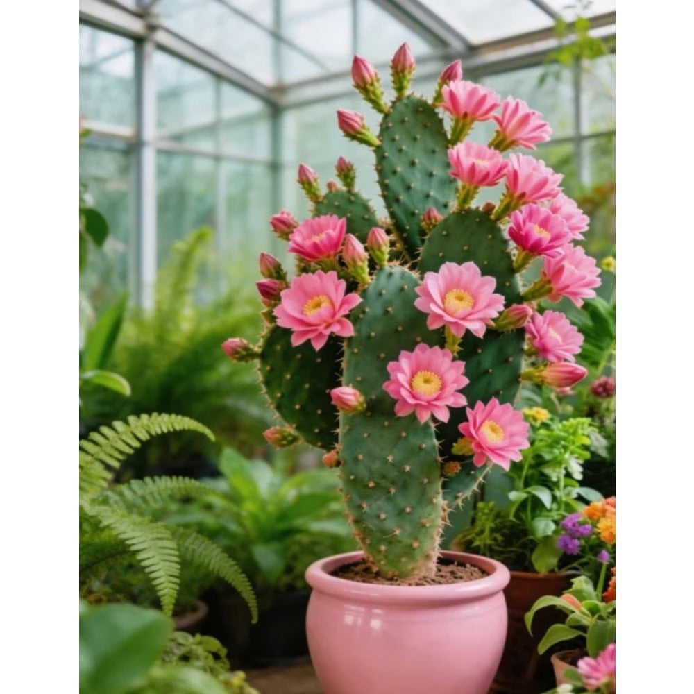 100pcs Cactus Seeds Friendly for new gardeners grow into full compact sculptural form with steady seasonal growth renewal