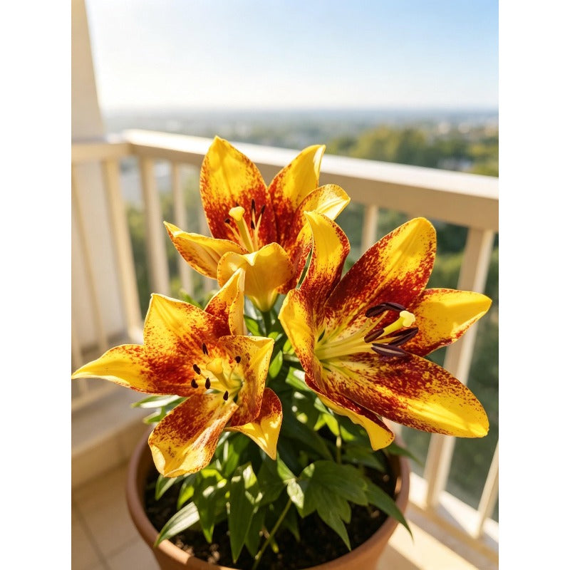 100pcs Lily seeds for planting, with beautiful flowers. Suitable for cut flowers, gardening, outdoor, and potted planting.