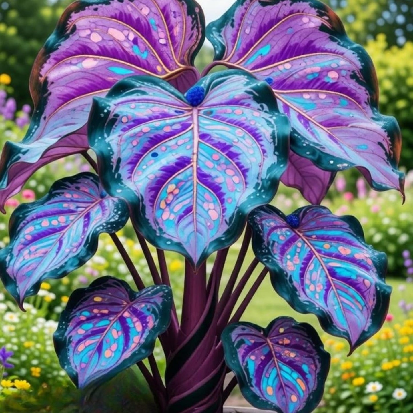 100pcs Elephant Ears seeds Balcony Garden Ornament Low Maintenance Tropical Houseplant