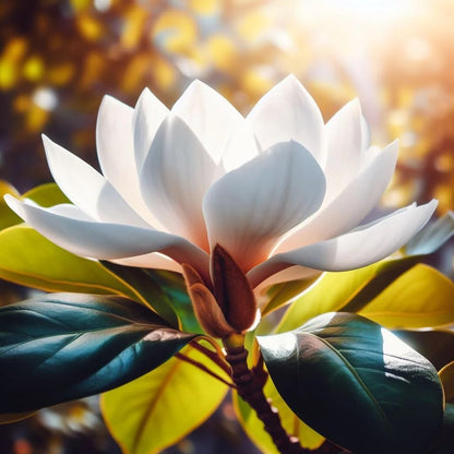 30pcs Evergreen Magnolia, Tree Seeds, Stunning, Fragrant, White Flowers