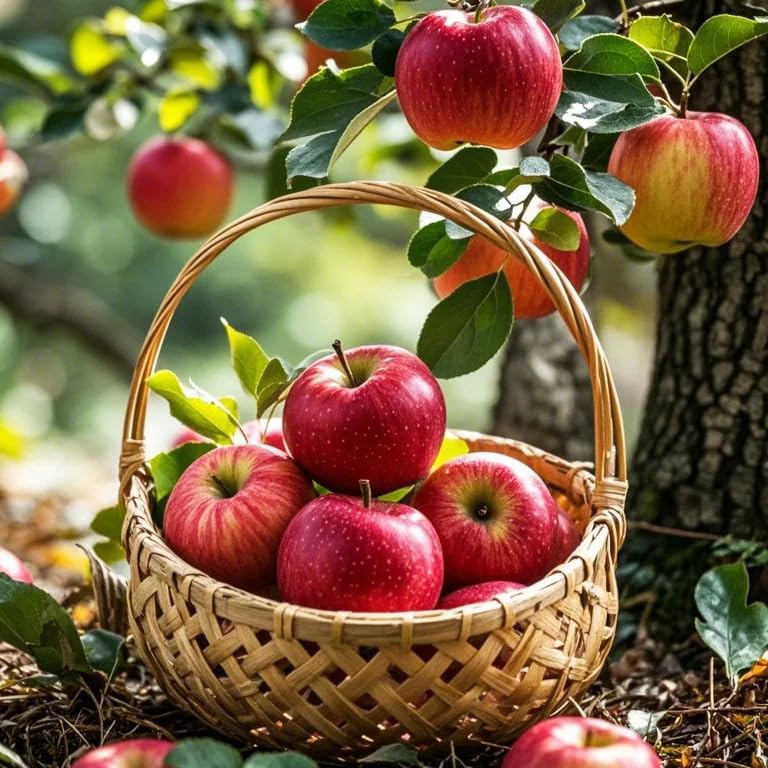Apple Seeds for Planting Outdoor 50Pcs Perennial Apple Tree Seed Non-GMO Heirloom Sweet Fruit, Sweet Juicy Fruits Plants in Your Home Garden