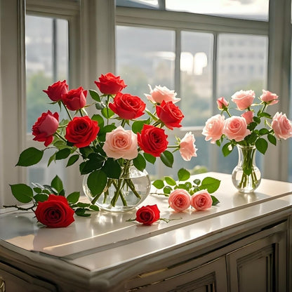 150pcs Rose Seeds for Planting, Heirloom Garden Perennial Flower Collection, Non-GMO Outdoor Growing Kit