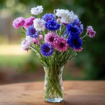 500pcs Cornflower Bachelor Button Seeds Outdoor Colorful Decoration