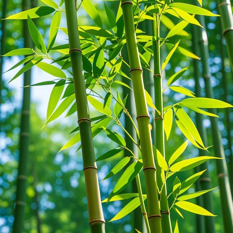 100Pcs Bamboo Seeds for Planting Exotic and Fast Growing, Green Bamboos for Indoor or Outdoor