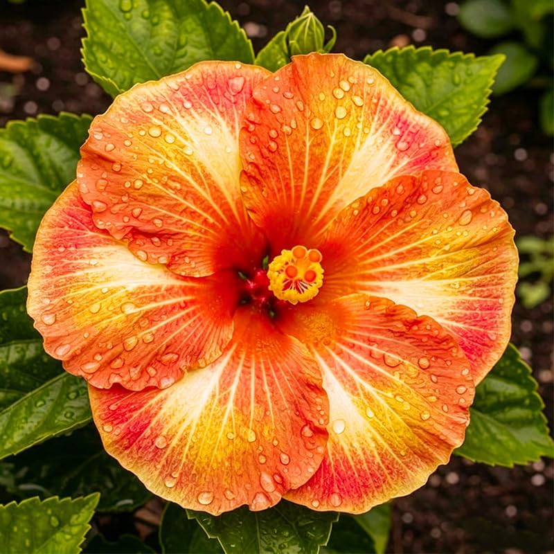 100pcs Mixed Hibiscus Seeds for Planting - Perennial Plant for Gardens & Containers, Vibrant Tropical Color, Non-GMO