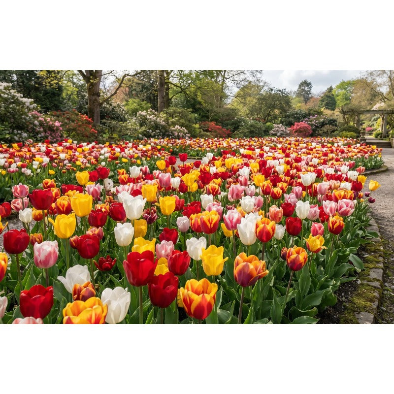 200pcs Tulip Seeds Cup Shaped Blooms Easy To Cultivate For Garden Beds