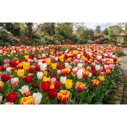 200pcs Tulip Seeds Cup Shaped Blooms Easy To Cultivate For Garden Beds