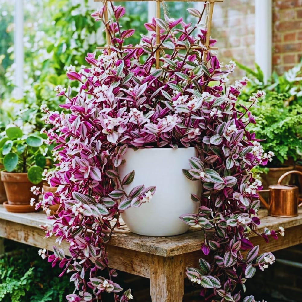 100pcs Fast Growing Vine Seeds Wandering Jew Seeds For Garden Foliage Simple To Cultivate