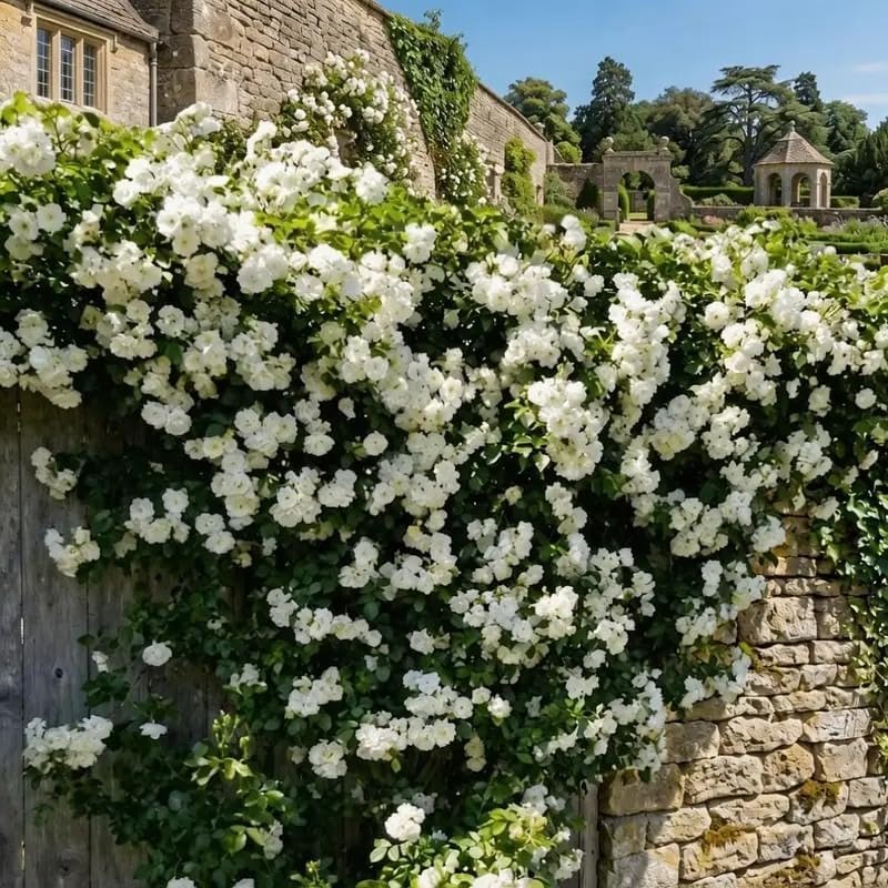 150pcs Mixed Climbing Rose Seeds, Fragrant Perennial Flowering Vine Seeds for Planting, Hardy Climbing Roses for Trellis, Fences, and Arbors, Beautiful Home Garden Floral Decor