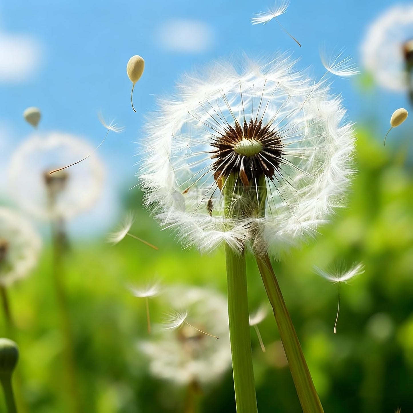1000 Dandelion Flower Seeds for Planting, Perennial Wild Taraxacum Officinale Garden Flower Seed, Non-GMO Dandelion Seeds for Home Garden Outdoor
