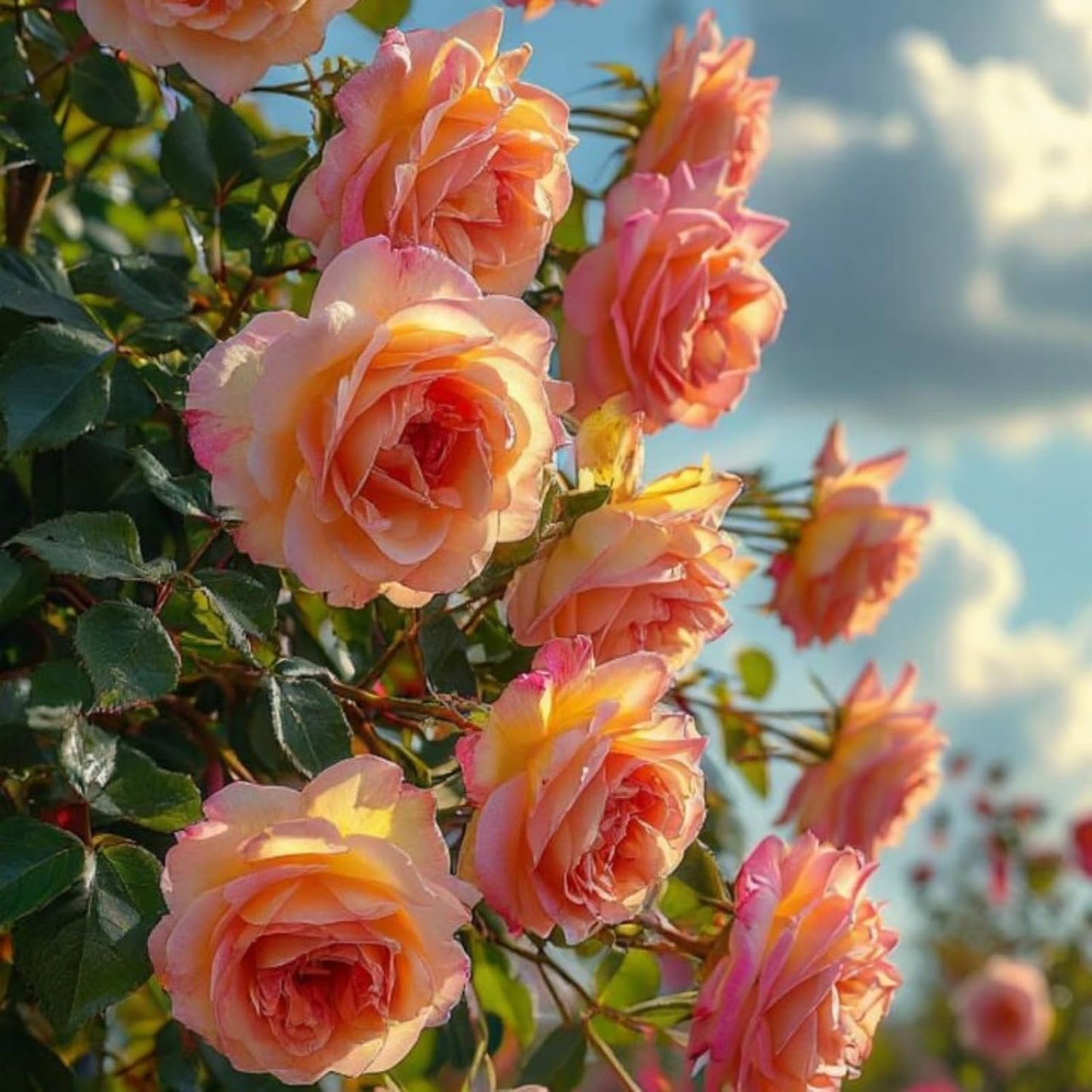 150pcs Mix Perennial Climbing Rose Seeds Bush Vine Climber Fragrant Butterfly Non-GMO Heirloom Flower Seed for Outdoor Garden