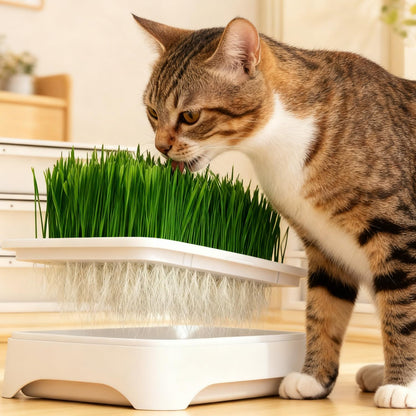 100Pcs Cat Grass Seeds Easy to Establish great for novice indoor container layout and pet corner greening design