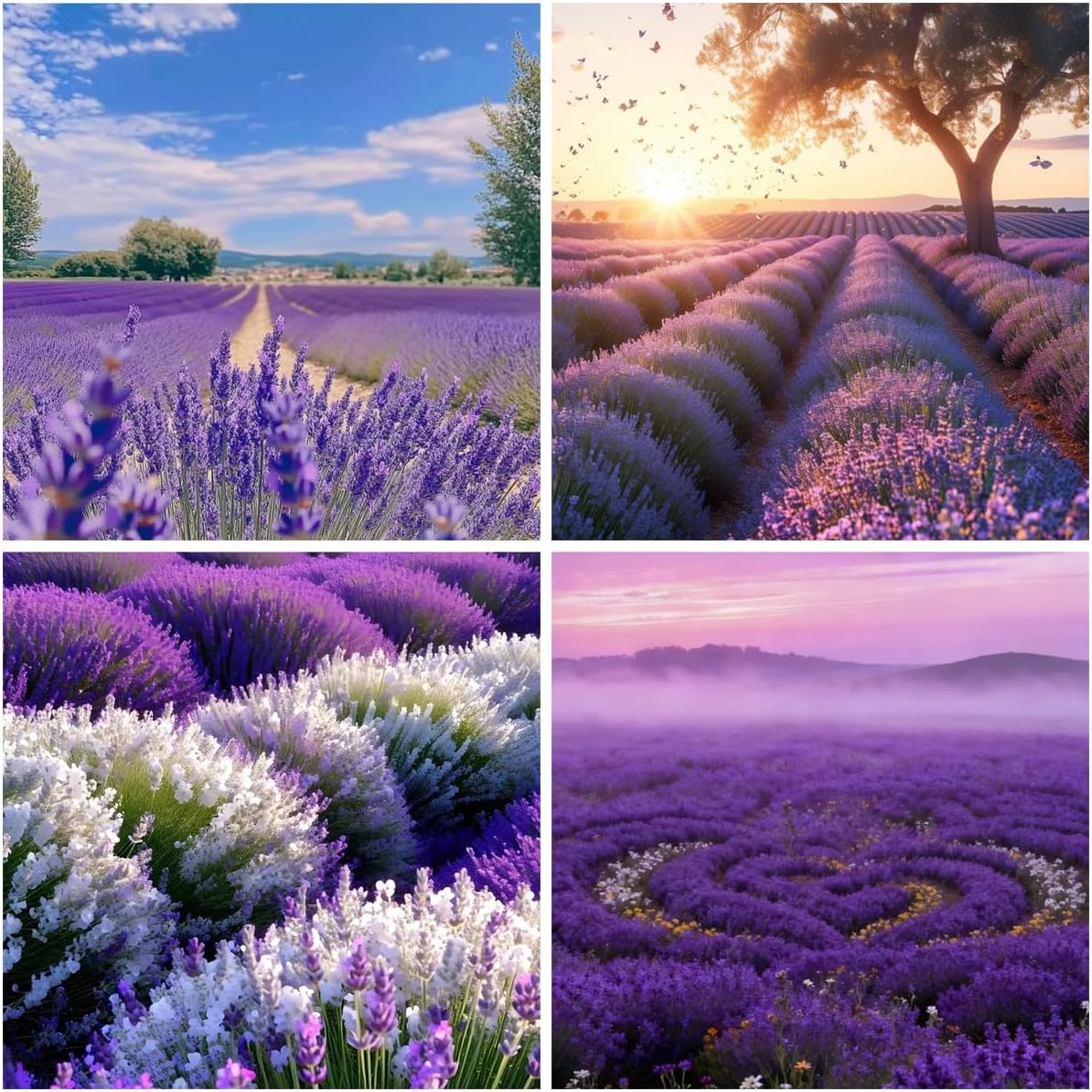 1000Pcs Lavender Seeds Drought Resistant Easy To Raise For Open Air Planting
