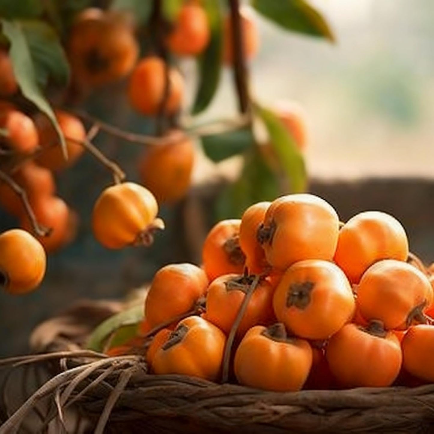 40Pcs Persimmon Seeds Friendly for new growers with reliable germination and vigorous trunk branching vitality