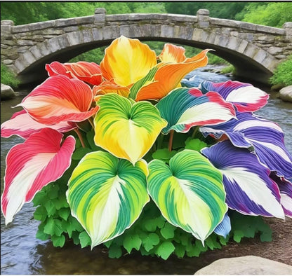 100pcs Suitable for beginner planting Elephant Ear Seeds flourish in ordinary well drained soil suited for yard and garden large foliage cultivation