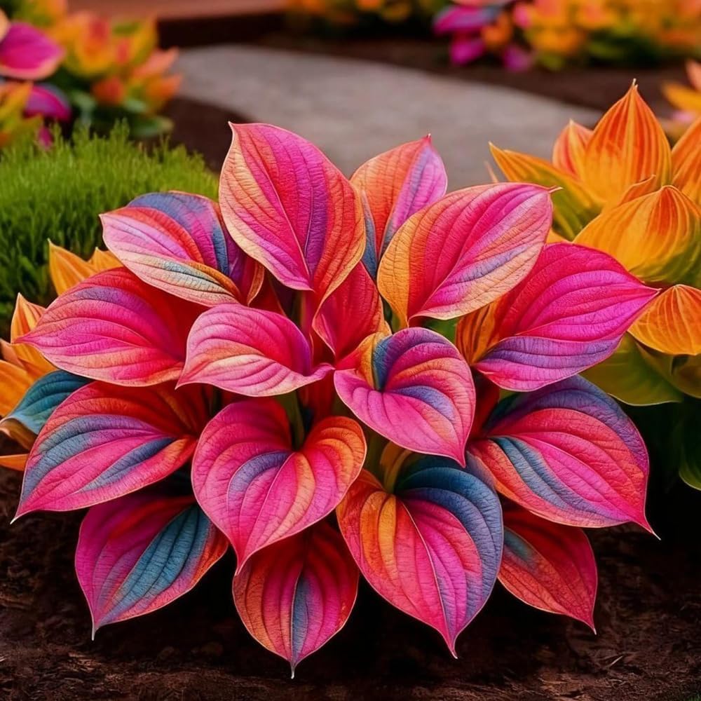 96Pcs Hosta Seeds Fit for home planting hold consistent seasonal growth cycles for lasting landscape layout value