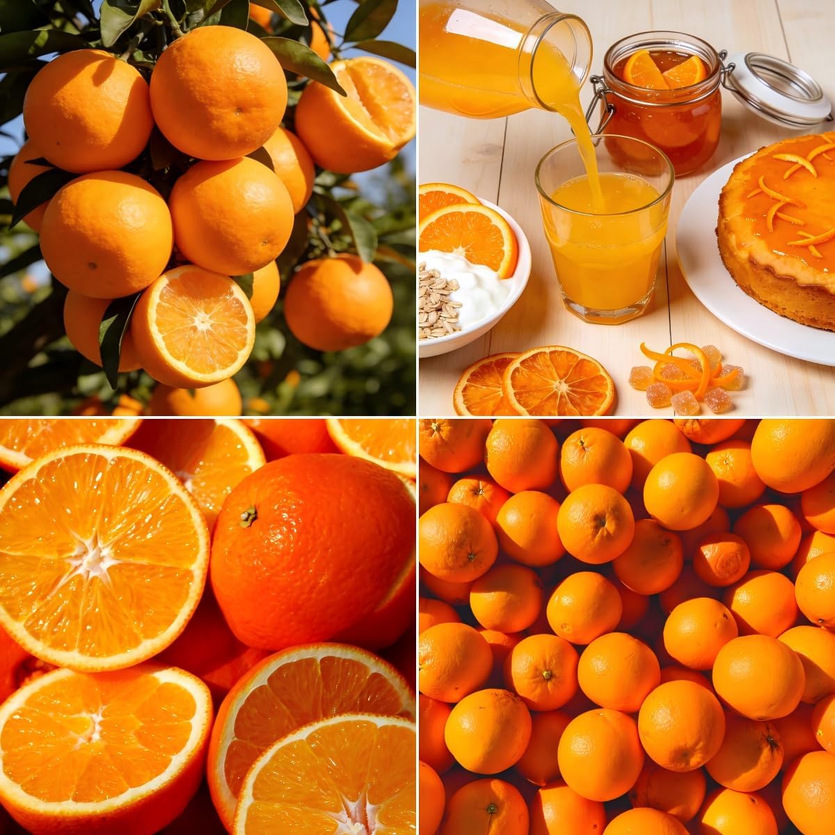 48Pcs Orange Seeds for Planting, Evergreen Perennial Sweet Fragrant Fruit Tree, Non-GMO Heirloom Citrus sinensis for Home Garden & Indoor Containers