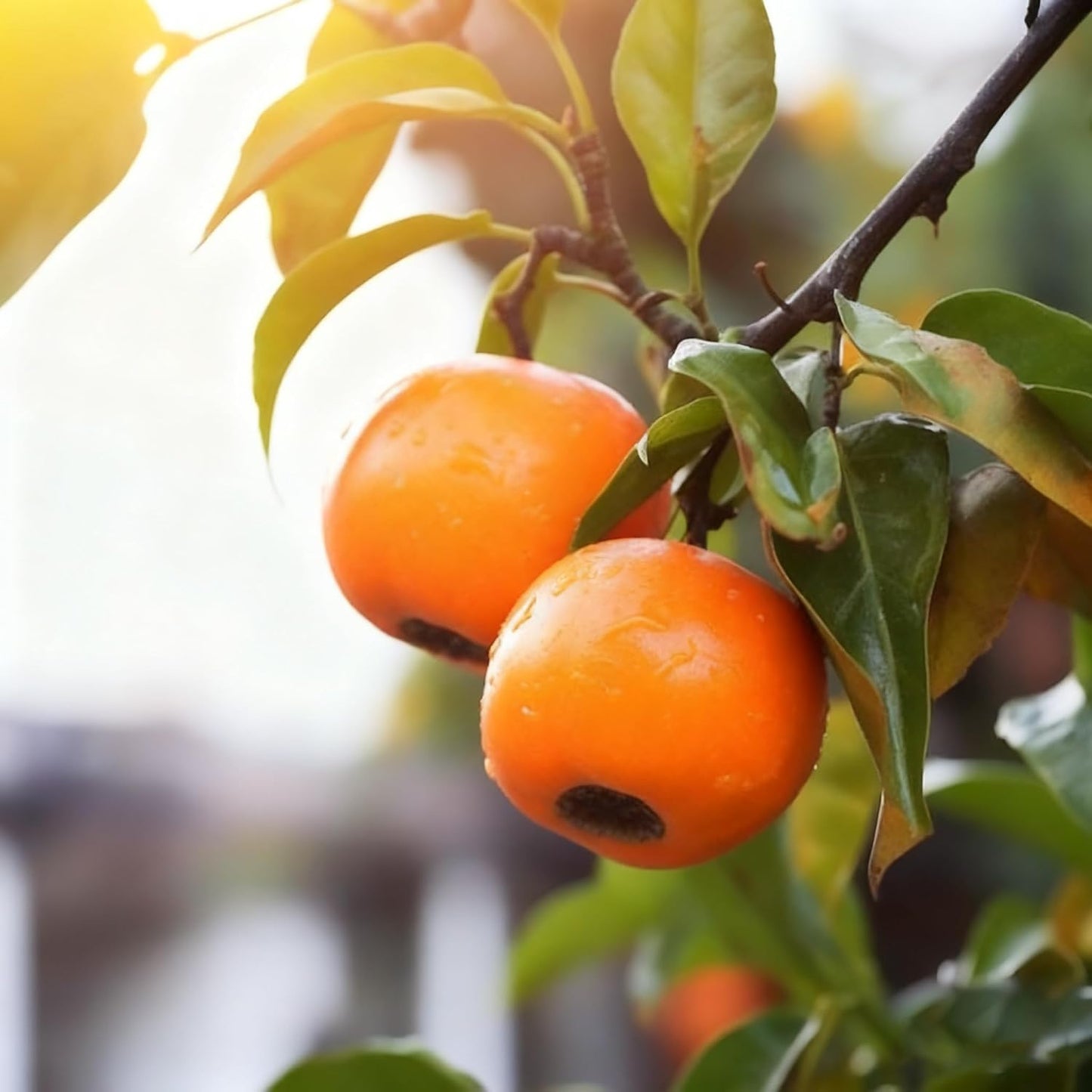 40Pcs Persimmon Seeds Friendly for new growers with reliable germination and vigorous trunk branching vitality