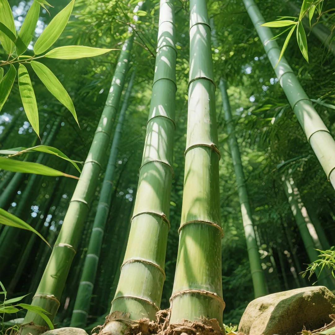 100Pcs Bamboo Seeds for Planting Exotic and Fast Growing, Green Bamboos for Indoor or Outdoor