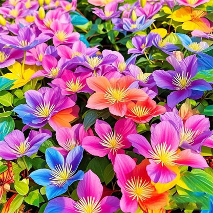 100 Mix Clematis Vine Seeds for Planting - Non-GMO Heirloom Plant Seeds