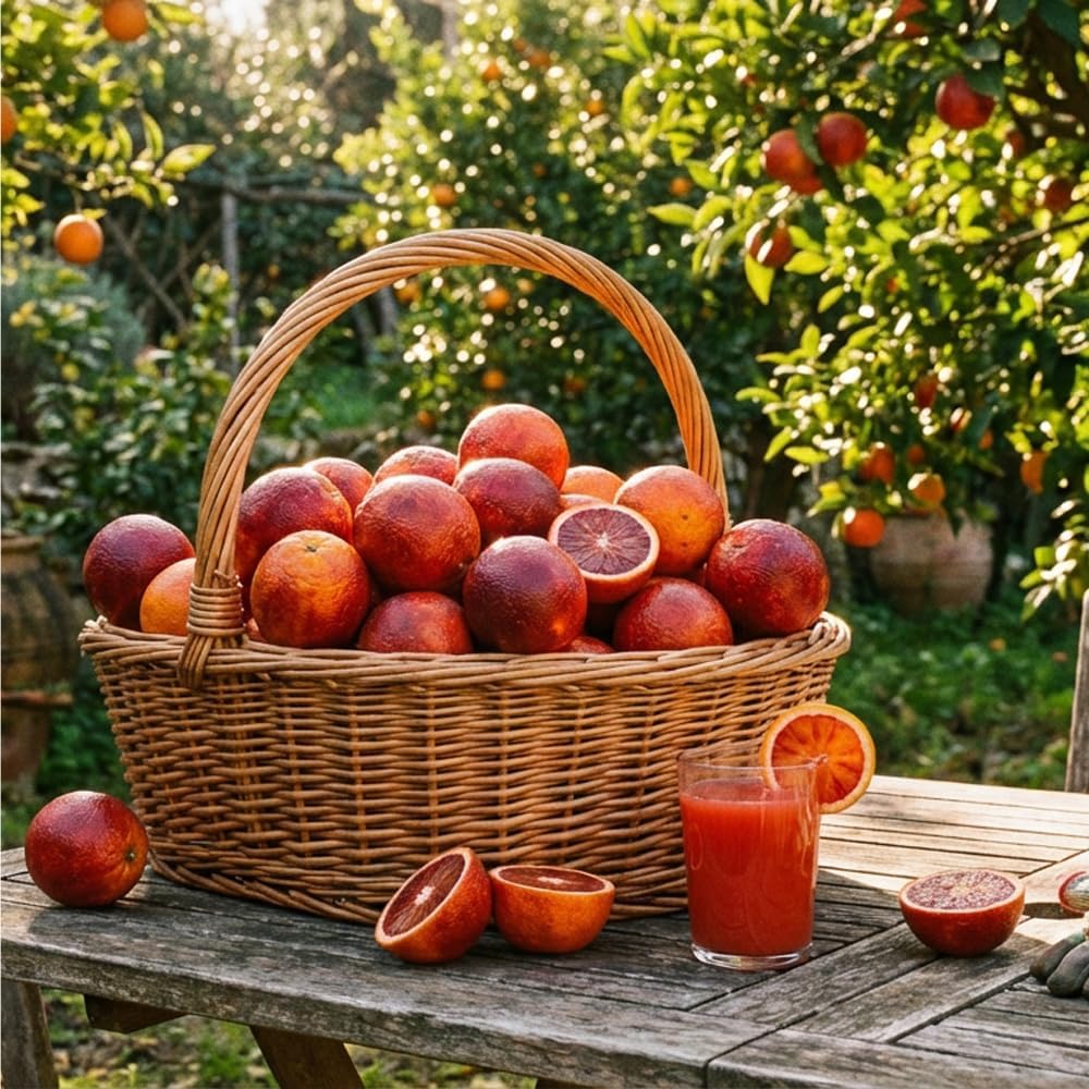 50pcs Blood Orange Tree Seeds for Planting, Dwarf Citrus for Pots