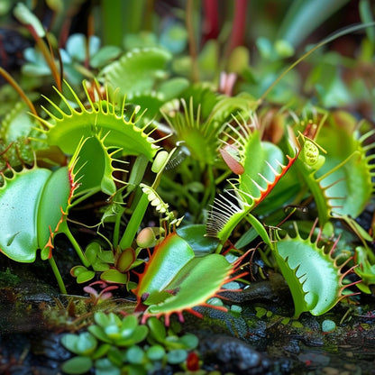 250Pcs Venus-Fly-Trap Seeds Easy To Grow Ideal For Hobbyists Who Enjoy Cultivating Rare Looking Botanical Specimens