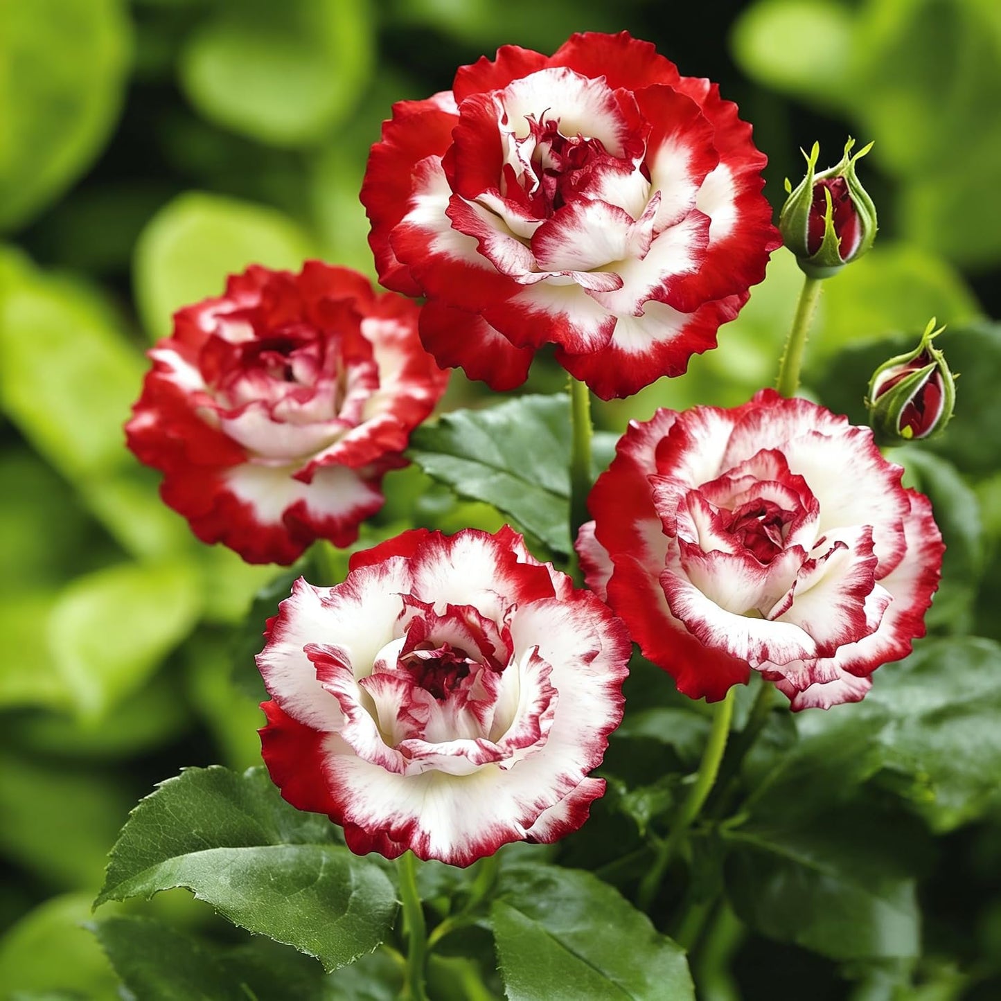 150pcs Red White Rose Color Rose Seeds for Planting, Non-GMO Ground Cover Flower Seeds, Heirloom Garden Flowers in Outdoors