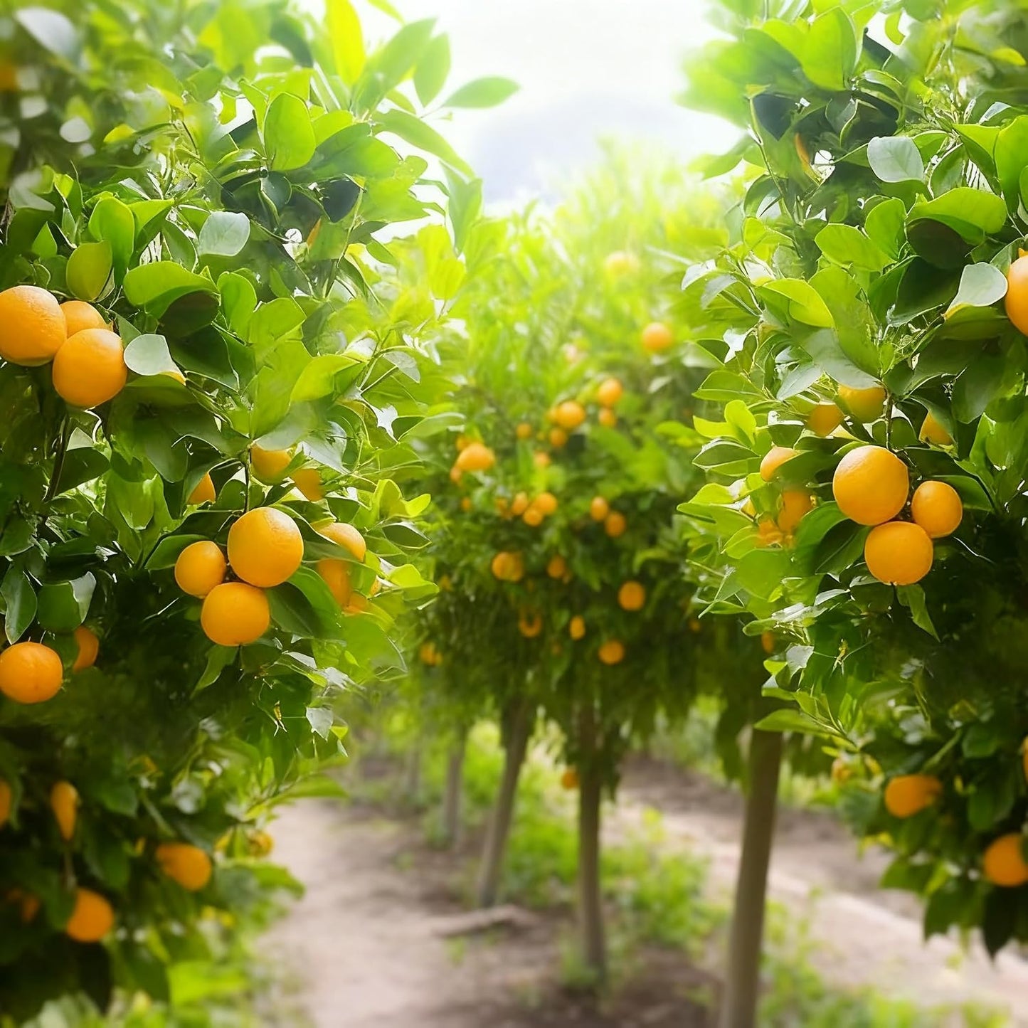 50Pcs Sweet Tropical Orange Fruit Seed, Non-GMO Heirloom Fruit Seeds for Home Garden Outdoor