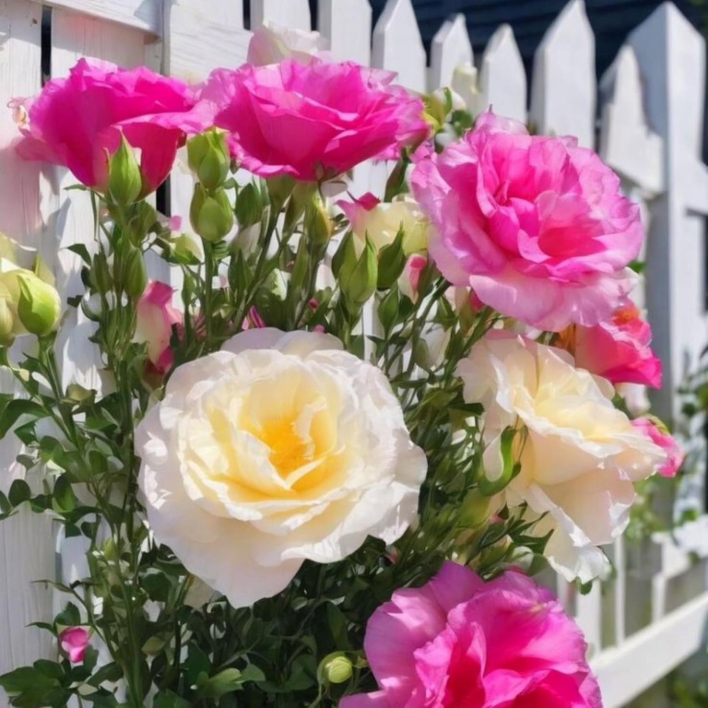 89Pcs Mix Lisianthus Flower Seeds for Planting - Annual Lisianthus Non-GMO Flower Seeds Perennial Cut Flower Plant Garden Home Ornamental Flower