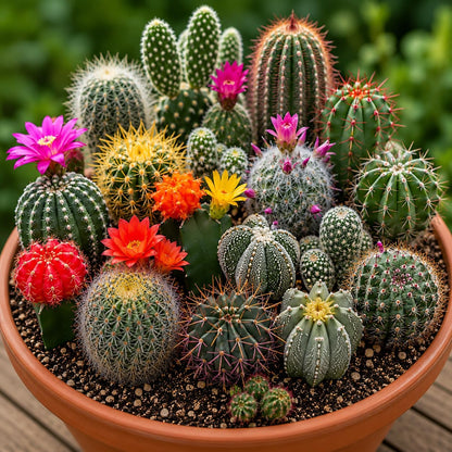 96Pcs Cactus Seeds perfect for sowing in container beds, rock garden margins and dry landscape corner locations