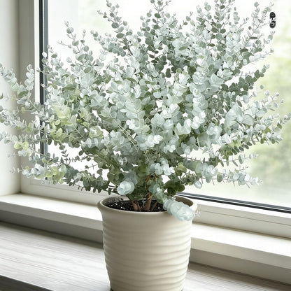 100Pcs Eucalyptus Seeds Simple to Cultivate form tall dense branching structure for natural yard privacy and backdrop embellishment