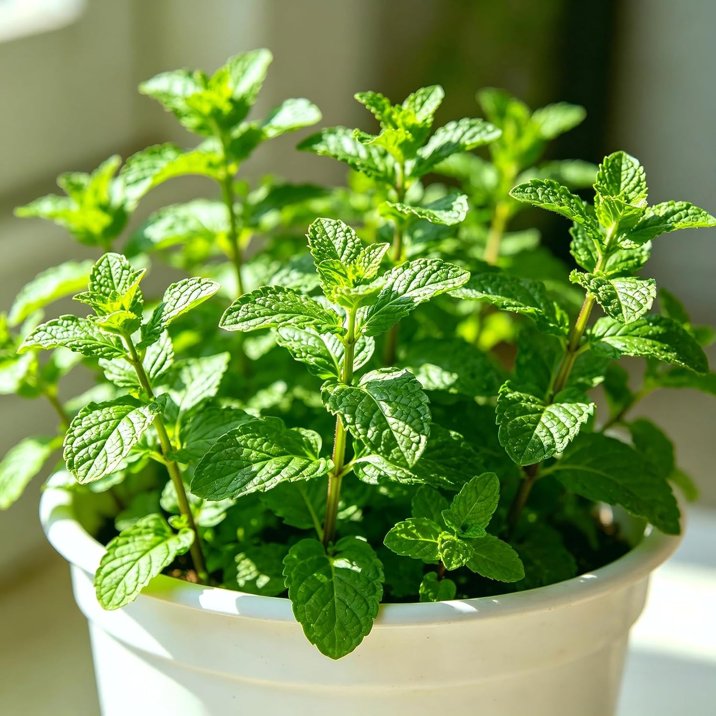 497Pcs Mint Seeds Made for home planting create lush spreading foliage clusters across garden margins and patio container areas