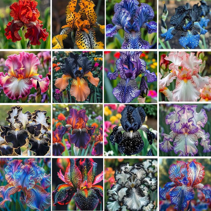 100pcs Shade Tolerant Flowers Iris Seeds Partial Shade Adaptable For Yard Spaces Simple To Plant