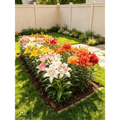 100pcs Lily seeds for planting, with beautiful flowers. Suitable for cut flowers, gardening, outdoor, and potted planting.