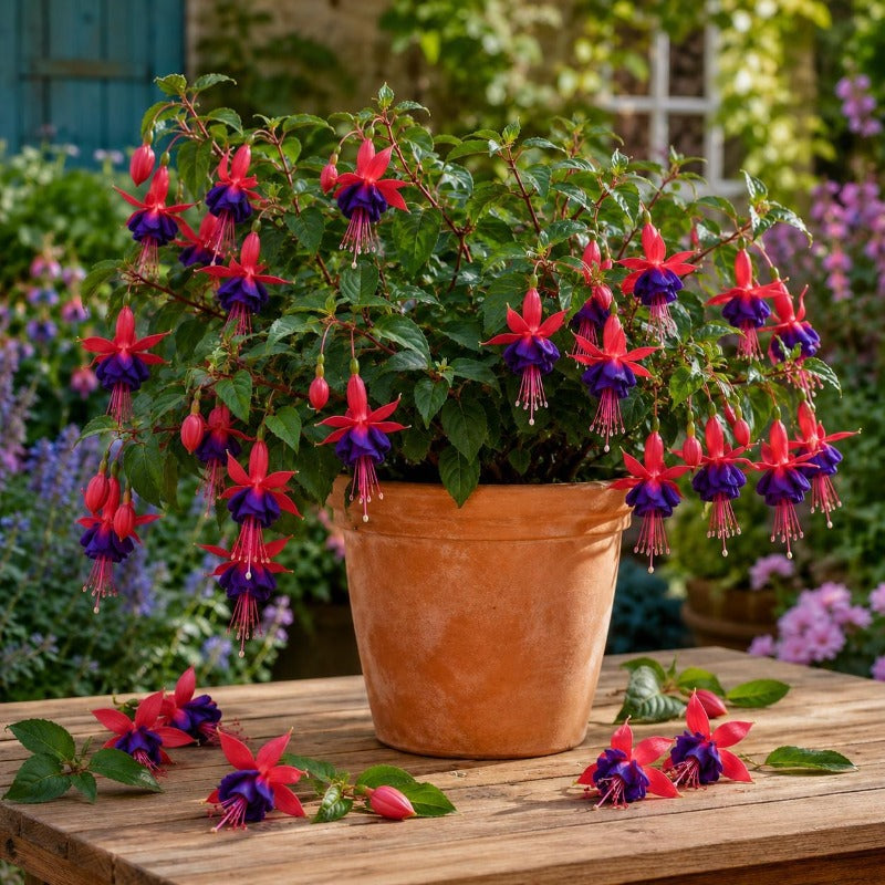 100pcs Lush Growing Bushy Compact Growth with Fuchsia Seeds for Patio fuchsia seeds fuchsia seeds for planting fuchsia seeds for hanging baskets