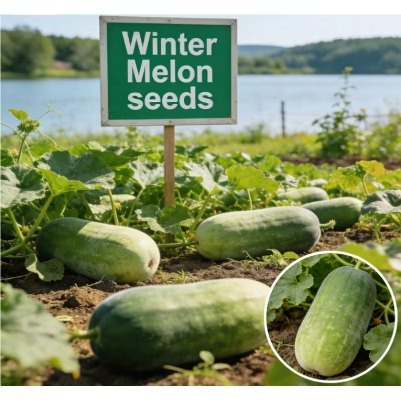 30pcs Winter Melon Seeds Friendly for new gardeners grow into full extensive vine clusters with steady seasonal development