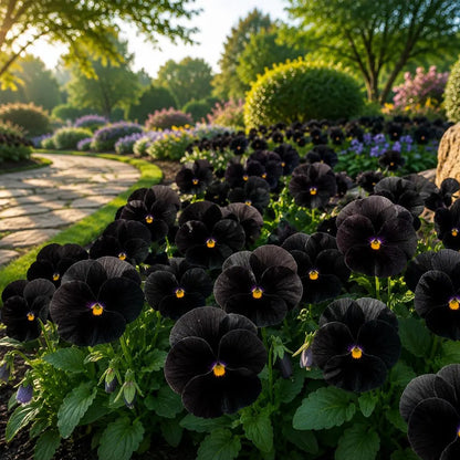 110pcs Pansy Seeds Suitable For Planting In Partial Shade Garden Locations