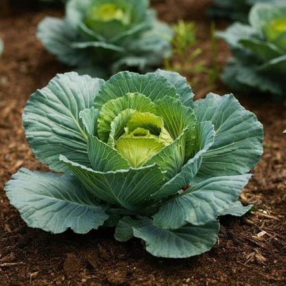 200pcs Cabbage Seeds Friendly for new gardeners grow into full rounded rosette form with steady seasonal growth renewal features