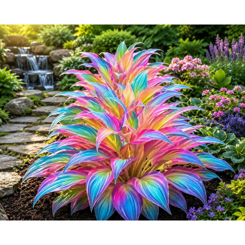 95Pcs Rainbow Hosta Flower Seeds Perennial Shade Garden Plants For Outdoor