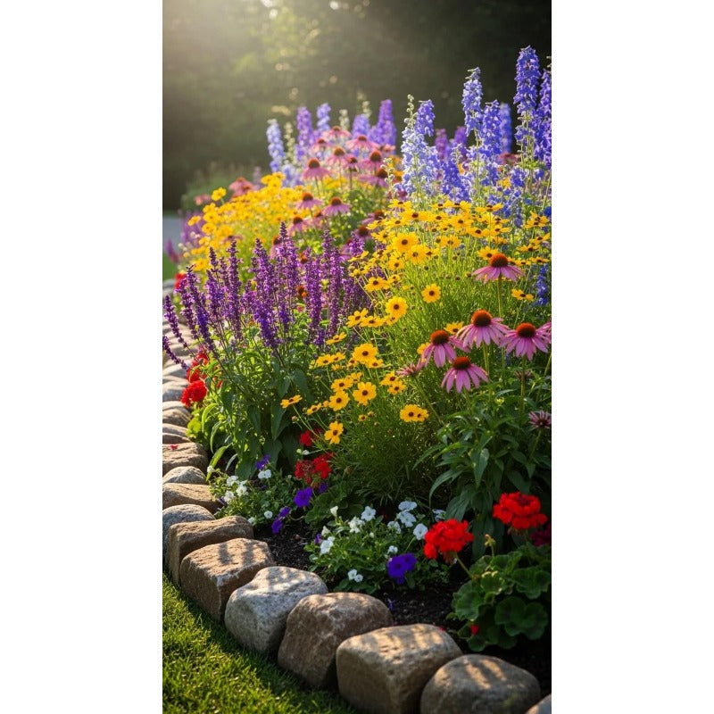 899Pcs Mix Wildflower for planting form diversified natural clusters in sunny garden zones and courtyard open areas