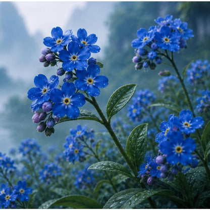 500pcs Forget Me Not Seeds perfect for layered shaded garden design and walkway side decorative styling