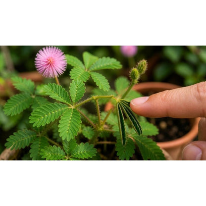 75Pcs Novice Easy Grow Sensitive Plant Seeds perfect for sowing in indoor display corners, balcony shaded spots and quiet garden nooks